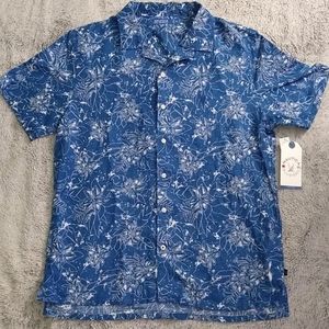Men's Nautica Blue Sail linen shirt